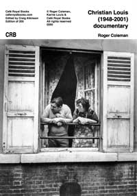 Christian Louis : son travail documentaire (couvercle)